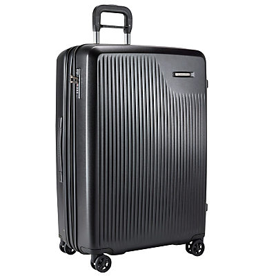 Briggs & Riley Sympatico 4-Wheel Expandable Large Suitcase, Black